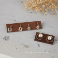 Support de bijoux en bois support de boucles d&#39;oreilles en bois support